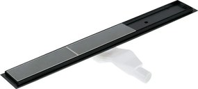 Megfordítható padlóösszefolyó_80 cm, fekete