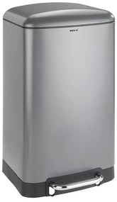 Pedálos rozsdamentes szemetes, 30 l - Wenko