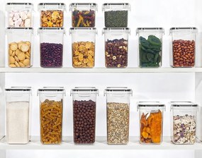 Konyhai ételtároló doboz szett 14 db-os légmentesen záródó tartály