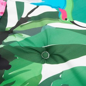 4 db többszínű oxford szövet magas háttámlájú székpárna