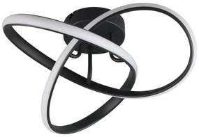 Fekete LED mennyezeti lámpa Meo – Reality