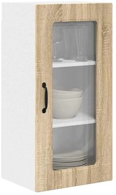 Fali konyhaszekrény 2 pcs Sonoma tölgy 40 x 31 x 80 cm Faanyag