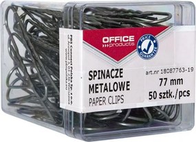 Gemkapocs, 77 mm, OFFICE PRODUCTS, ezüst (D8776319)