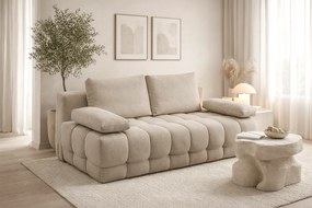 Tuko kinyitható kanapé tárolóval - bézs Freya 210.03 dzsörzé