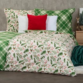 4Home Scotch green pamut ágyneműhuzat, 140 x 220 cm, 70 x90 cm, 140 x 220 cm, 70 x 90 cm