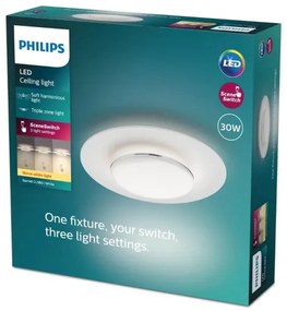 Philips- LED Dimmelhető mennyezeti lámpa GARNET SCENE SWITCH LED/30W/230V 2700K