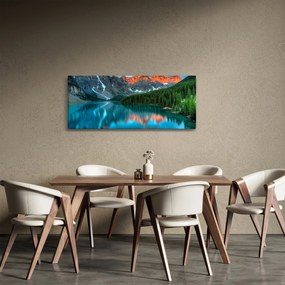 Egy türkizkék tó képe (120x50 cm)