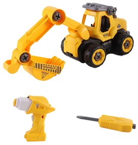 Szerelhető markoló, távirányítós autó 24 db-os