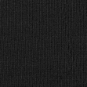 vidaXL 2 db fekete vászonhatású sötétítőfüggöny kampókkal 140 x 225 cm