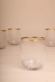 4 részes üveg pohárszett 350 ml