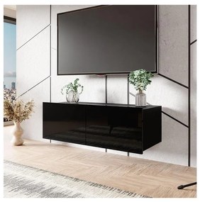 Faliszekrény CALABRINI 34x105 cm fekete