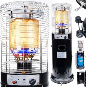 Fűtőernyő Patio Heater Gáz 13 kW Terasz Kert