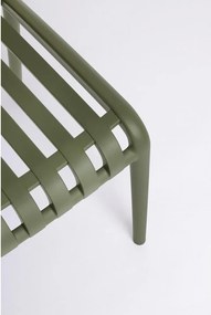 Zöld műanyag kerti szék Billie – Bizzotto