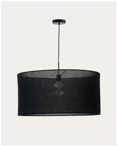 Fekete lámpabúra ø 80 cm Mariela – Kave Home