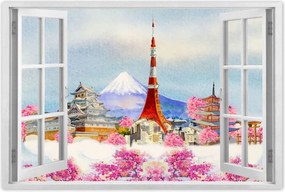 Poszterek 90x60 Kirándulás Japánba