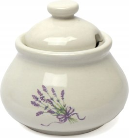 Cukortartó kerámia 0,25 l levendula motívum