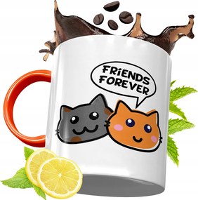 Narancssárga Bögre Barátnő Barátnőjének, fényképes nyomattal