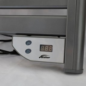 Elektromos törölközőszárító radiátor 500W szürke