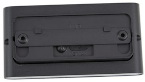 Fali lámpa fekete mágneses LED-del újratölthető - Batt