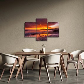 Naplemente a tengernél képe (90x60 cm)