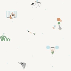 Flizelin Tapéta A Gyerekszobába Cirkusz Motívum