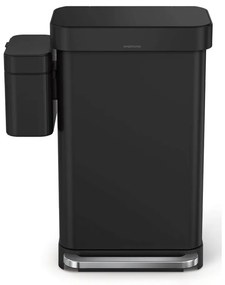 Matt fekete komposztálható hulladék gyűjtő 4 l – simplehuman