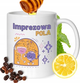 Bögre Poli Barátnők Feleségek Ajándék Nyomtatott Fehér 330ml