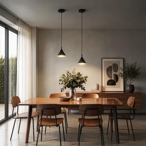BRILAGI - LED Kábeles függőlámpa CONE SINGLE 1xGX53/15W/230V fekete