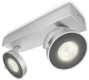 Philips 53172/48/16- LED Dimmelhető lámpa MYLIVING CLOCKWORK 2xLED/4,5W/230V