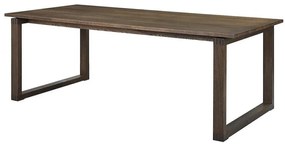Asztal Riverton 531Barna, 76x100x220cm, Közepes sűrűségű farostlemez, Fa