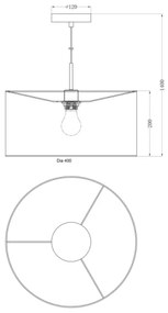Globo 15188H - Csillár AMY I 1xE27/60W/230V
