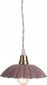 Függőlámpa Ingrid rózsaszín fém átm. 16cm