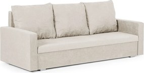DELLA Háromszemélyes kinyitható kanapé Bézs