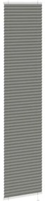 pliszírozott redőny antracit 45x200 cm szövetszélesség 44,4 cm