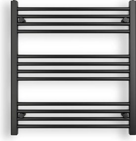 Törölközőszárító radiátor 75 x 80 cm - Nero Italia (fekete)
