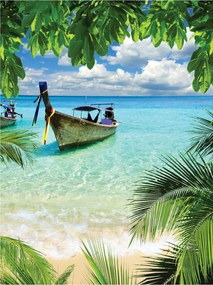 Flizelin fotótapéta Két tag a Trópusi Strandon Pihenés 206x275 +ragasztó