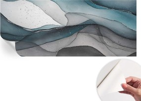 Öntapadós Dekoratív Fotótapéta Hálószobába Színes hullámok 250x104 cm