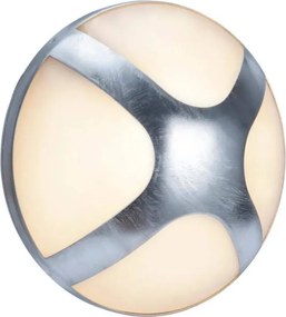 NORDLUX 2118131031 CROSS Modern Kültéri Fali Lámpa Ezüst Horganyzott E27 IP54
