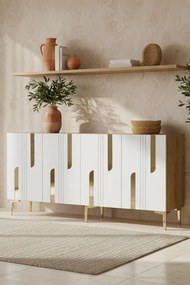 Nota 150 - Sapphire Oak, White, Gold