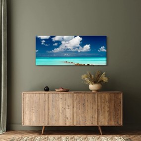 Kép - Trópusi tengerpart (120x50 cm)