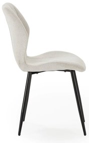 Krémszínű étkezőszék szett 4 db-os Milu – Marckeric