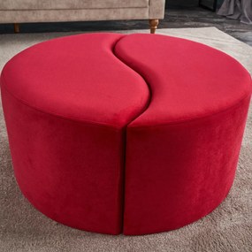Alis Pouf Red zsámoly