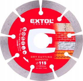 Gyémánttárcsa Betonhoz 115 Gránit Kocka Tégla Tetőcserép Szegmens