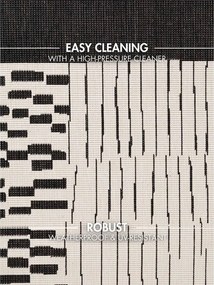 Fekete-krémszínű kültéri-beltéri szőnyeg 120x170 cm Haringey Acacia – Ted Baker