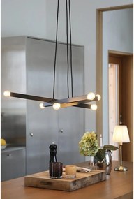 Fekete fém függőlámpa Stack – Markslöjd