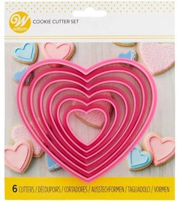 Lyukasztók Wilton 6 db Szív