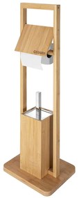 WC-állvány bambusz 83x24,5x20 cm