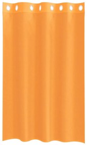 2 db narancssárga fátyolfüggönyök rojtokkal 140x175 cm