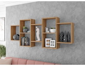 Fali polc TRIO 65x161 cm wotan tölgy