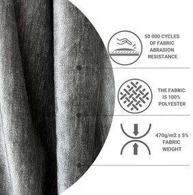 Szürke ágyneműtartós boxspring ágy 200x200 cm Yoko – Maison de Rêve